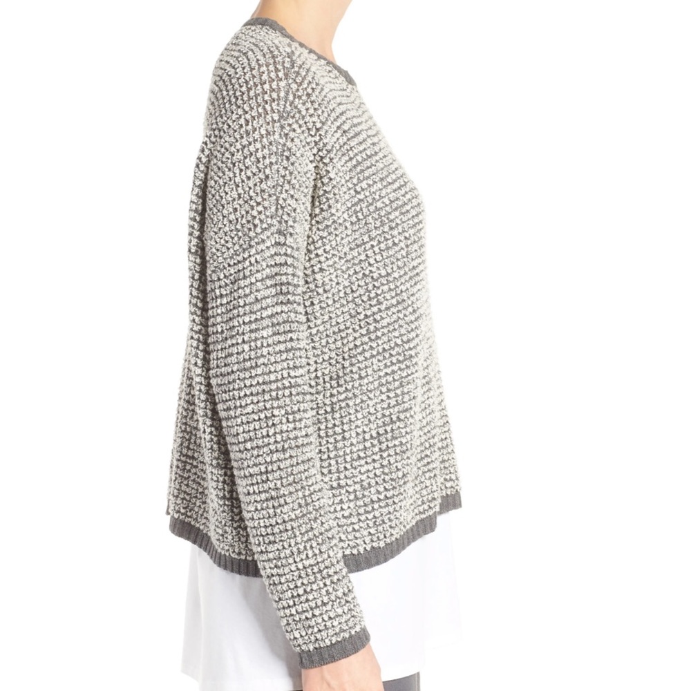 Eileen Fisher Organic Cotton Bouclé Sweater